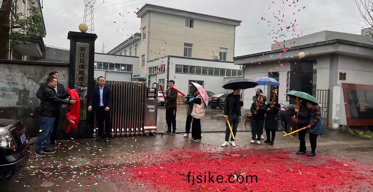 恭(gong)賀淛(zhe)江貝洛(luo)精密(mi)工業(ye)分公司開業(ye)大(da)吉(ji)，財運滾(gun)滾。