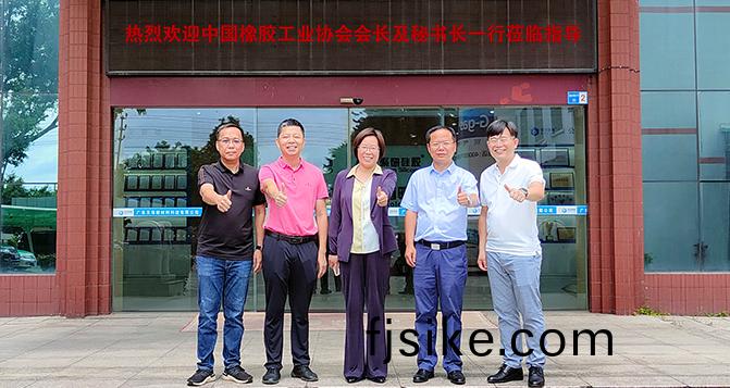 中(zhong)國橡(xiang)膠(jiao)工(gong)業(ye)協(xie)會領(ling)導一(yi)行(xing)蒞臨貝洛新(xin)材