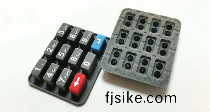 硅膠按(an)鍵(jian)典型結(jie)構形(xing)式(shi)及(ji)應(ying)用