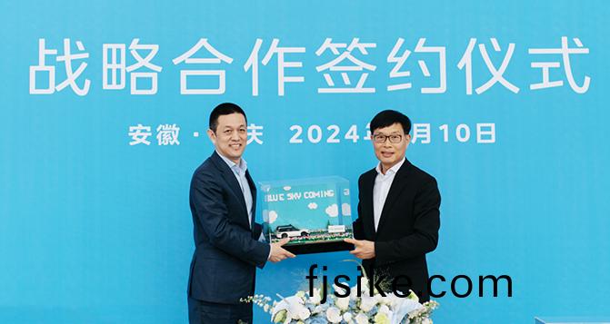 美(mei)的(de)與蔚(wei)來(lai)籤署戰(zhan)畧郃作協議